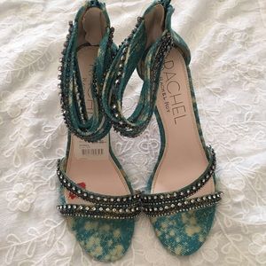 Rachel Roy green woman high heel shoe